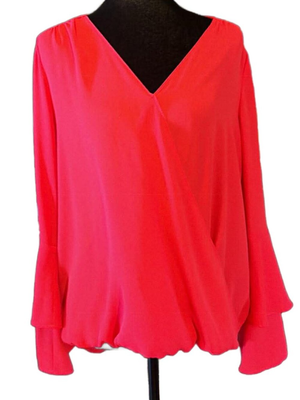 NWOT Michael Kors Faux Wrap Blouse